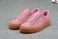 nouvelle femmes puma et rihanna chaussures collection poudre brune